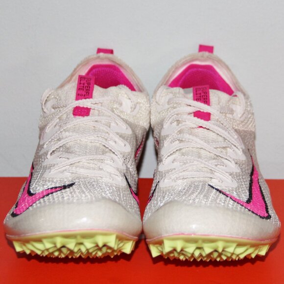 Nike Zoom Superfly Elite 2 Track Spikes Mens 8.5 Womens 10 Sail Pink - Picture 4 of 9